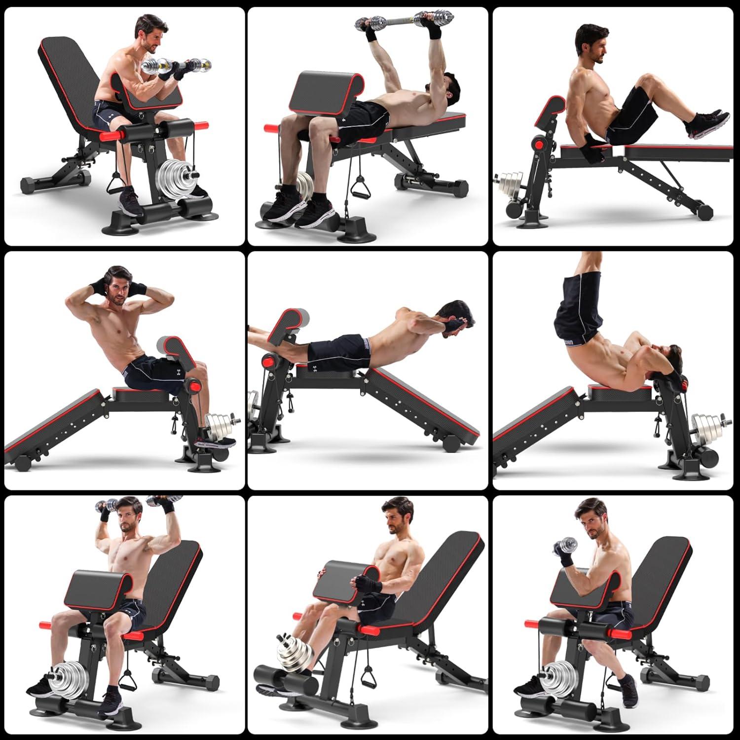 Our 330LB Foldable ⁣Bench: Versatile Home⁢ Power